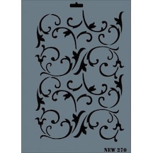 Rich New Seri N-270 Stencil 35X25 Cm