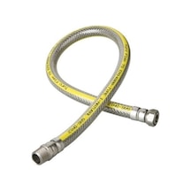 Evs Ocak Doğalgaz Flex Hortumu 1,50 Cm Krom