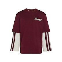 Adidas Çocuk Sweatshirt Lk Dy Ts T Kg6133 Bordo