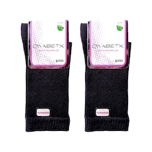 Şirin Bambu Diyabet Çorabı Sıkmaz Terletmez Asorti Renk 12 Çift Antrasit - Lacivert - Siyah