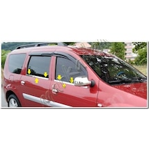 Markadan Dacia Logan Mcv Krom Cam Çıtası 2006-2013 4 Parça Paslan