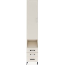 Hyperion Dolap 3 Raflı 3 Çekmeceli Tek Kapaklı 44x44x243 Ayta... Aytaşı