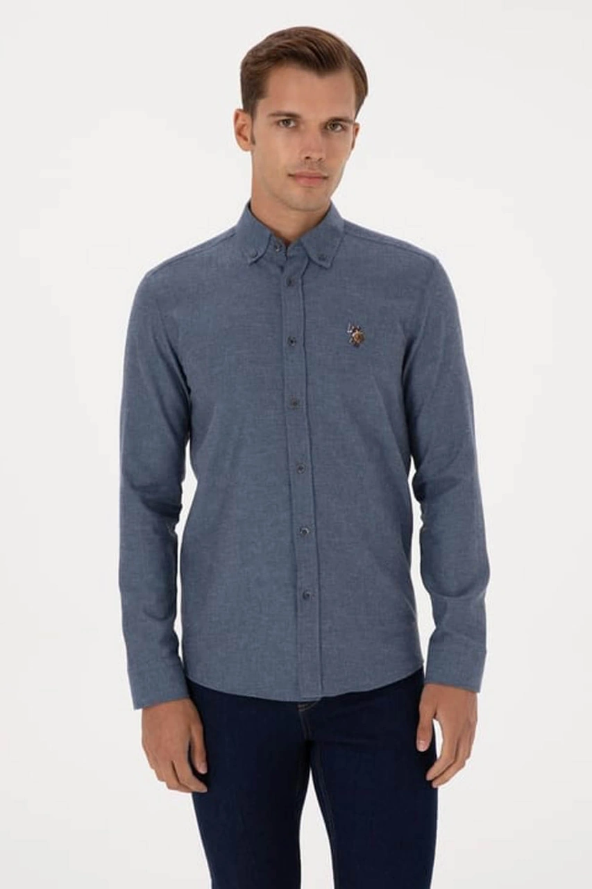 U.s. Polo Assn. Akıs025k İndigo Erkek Gömlek 2225603 İndigo