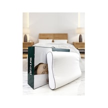 Visco Çift Boyun Destekli Double Comfort Yastık 38 54 12 13 Cm 2 Adet Beyaz