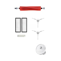/yedek Fırça,hepa Filtre Seti-6 Parça Beyaz6 Roborock Qrevo Maxv/qrevo Pro/qrevo S İle Uyumlu