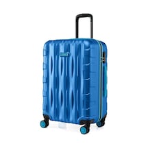 Büyük Boy Valiz 4x2 Teker Mavi 1167