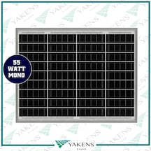 55w Watt Monokristal Güneş Paneli Lexron