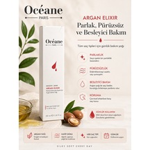 Oceane Paris Argan Elıxır - Claris Kürek Saç Fırçası Hediye