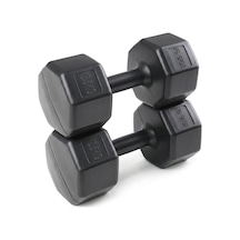 Ps Spor Ev Ve Spor Salonu İçin,vinly Kaplama 2 X 12.5 Kg Dambıl Set Siyah