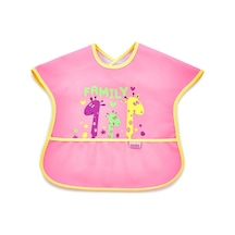 Babyjem Poli Muşamba Büyük Mama Önlüğü 029 Pembe