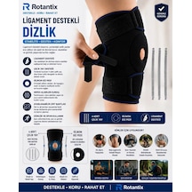 Patella Ve Ligament Destekli Dizlik - Menisküs Ağrıları Için - Fleksible Balenli Dizlik - Yaylı