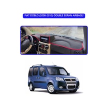 Fıat Doblo 2008-2013 Double Ekrantorpido Koruma Halısı Mavi Kenar