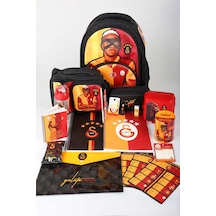 X Dekomus Lisanslı Galatasaray Victor Osimhen Full Kırtasiye Seti Büyük Boy Okul,beslenme Ve Kalem Çantası,beslenme Kabı,matara Seti Açık Gri