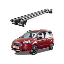Venüs Ford Tourneo Courier 2014 Ve Sonrası Uyumlu Gri Ara Atkı Port Bagaj Tavan Barı