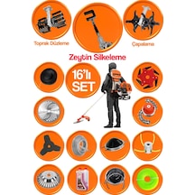 Stilmax STL20HZ 20HPX Benzinli Sırt Tırpan Toprak Eşeleme Akrobat Çapalama + Zeytin Sallama Seti