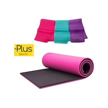 10 Mm Pilates Minderi & Yoga Mat Çift Taraflı Plates Egzersiz Direnç Lastiği Yumşak-orta-sert Pembe Pembe