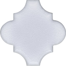 Armada Çini 12x12 Ottoman Düz Arabesk Beyaz Çini Karo Seramik