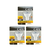 Ayrex 8w 50w 3000k Sarı Işık Gu10 Duylu Led Spot Ampul, 3 Adet Diğer
