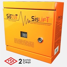 Siscut 2 Çıkışlı Asansör Deprem Sensörü