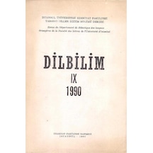 Dilbilim Ix 1990 - Editör - Berke Vardar
