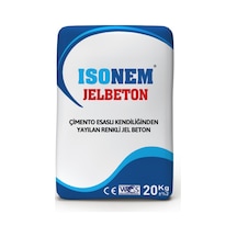 Jel Beton 20 Kg Çatlama Ve Büzülmelere Karşı Dayanıklı Mavi