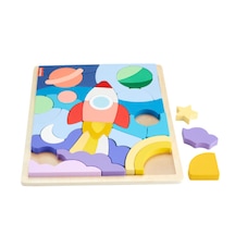 Fisher-Price Ahşap Uzay Yapboz HXY42