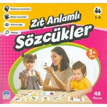 Zıt Anlamlı Sözcükler-Eğitici Yapboz 3+ Yaş- Martı Yayınları