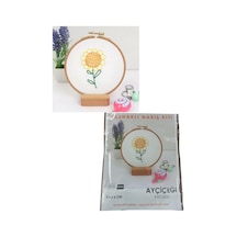 Nakış Kitleri Kasnaklı 8.6 X 6 Cm Ayçiçeği