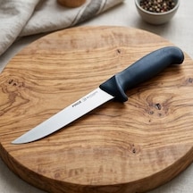 Pirge Butcher&apos S Germany Sıyırma Bıçağı Kıvrık Sert 15 Cm Siyah