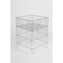 Tr Katlanır Tel Havuz Sepeti Market Ve Mağaza Promosyon Sepeti Metal Havuz Sepet 40x53 Cm Genel