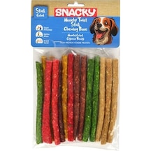 Snacky Munchy Renkli Burgu Çubuk Köpek Çiğneme Kemiği 15'li 105 G