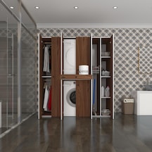 Kenzlife Çamaşır-Kurutma Makinesi Dolabı Ve Giysi Dolabı Çekmeceli Ebuzer Sağ Raf Cvz 187 160 60 Banyo Çok Renkli Kenzlife Çamaşır-Kurutma Makinesi Dolabı Ve Giysi Dolabı Çekmeceli Ebuzer Sağ Raf Cvz 187 160 60 Banyo Çok Renkli