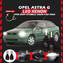 Opel Astra G 1998-2009 Uzun Far Uyumlu Şimşek Etkili Led Xenon Light Series H9005