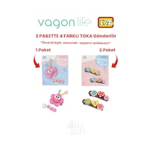 4'lü Saç Toka Seti Önce Birleştir,sonra Tak 2 Paket 4 Adet Gönderilir Yapı Toka Seti Ff 7113-7136