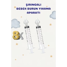 8'li Burun Temizleme Aparatı Enjektör Burun Yıkama