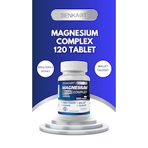 Senkavit Magnezyum Kompleks 120 Tablet 250 Mg 4 Form, Sitrat, Taurat, Malat, Bisglisinat, B6