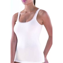 Blackspade 1364 Comfort Elegance Kadın Modal Dantelli Atlet Krem