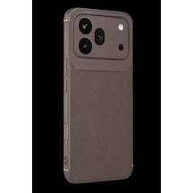 Huawei Honor 600 Pro Auto Focus Karbon Kapak - Gri