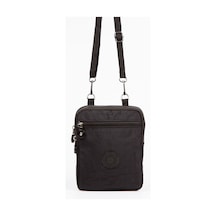 Newısh Polo Accessorıes Krınkıl Kumaş Suya Dayanaklı Kadın Omuz Çantası Büyük Telefon Çantası Siyah