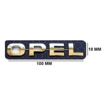 Opel Uyumlu Opel Krom Yazı 18 100 Mm