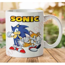 Sonic Karakter Yazı Seramik Kupa Bardak