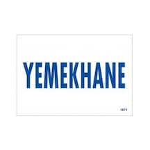 Yemee Uyarı Levhası 17,5x25 Kod:1671