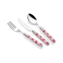 Rivadossi Naif Rose 36 Parça Çatal Bıçak Kaşık Takımı