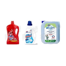 Bingo Yüzey Temzileyici 2,5 L + Beyazlar İçin Sıvı Det. 2600 Ml + Çamaşır Suyu 4 Lt 3'lü Set Diğer