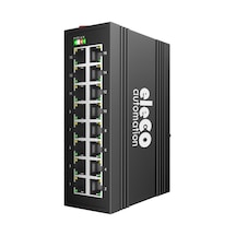 Eleco ELOS-S5-16TX 16 Port Endüstriyel Yönetimsiz Ethernet Swıtch
