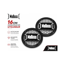 Mobass 16cm Hoparlör Kapağı - Mobass Logolu Plastik Midrange Hoparlör Kapak 16 Cm - 2 Adet