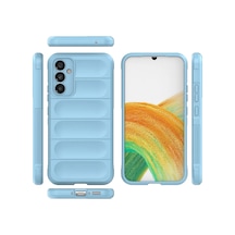 Newface - 309 -  Galaxy Uyumlu M34 5g Kılıf Optimum Silikon - - Edntrend - Sky Blue