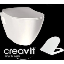 Creavit Terra Asma Klozet Tp325 + Duck Yavaş Kapanan Pp Kapak