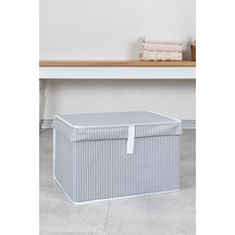 Hueva Home Çok Amaçlı Kutu Mini - Gri 40x30x26 Kumaş Gri 30 X 40 Tr Diğer