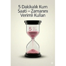5 Dakikalık Kum Saati Zamanlayıcı Pembe Dekoratif Masa Saati 4 Renk Seçeneği